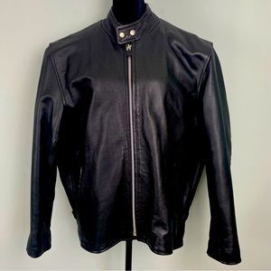 Interstate Leather Men’s XL Jacket Extra Large Biker Riding Motorcycle Coat